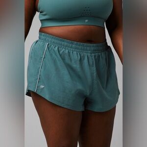 Fabletics Full Speed Mid-Rise Run Short High Frequency Reflective Size 4X